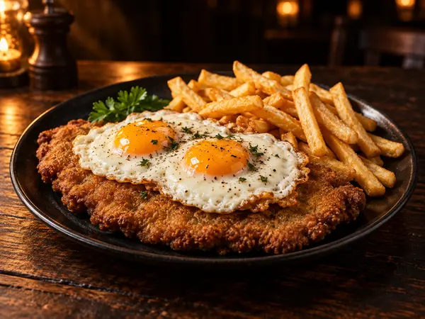 Milanesa al Caballo